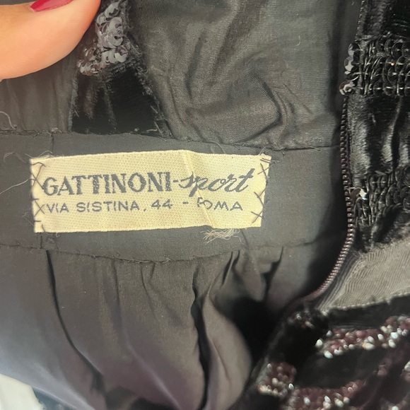 Vintage Rare 60s Italian couture sequins dress - Picture 5 of 5